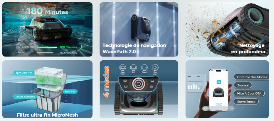 Atouts Scuba S1