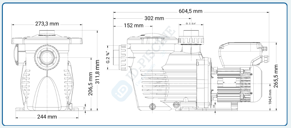 Dimensions K-Flo VSTD