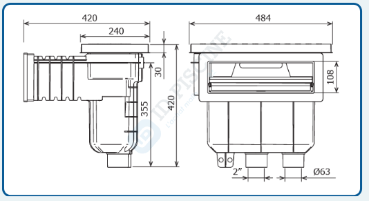 Dimensions Skimmer Astral Unik