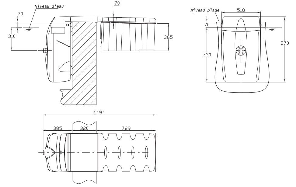 Dimensions MX18 PH