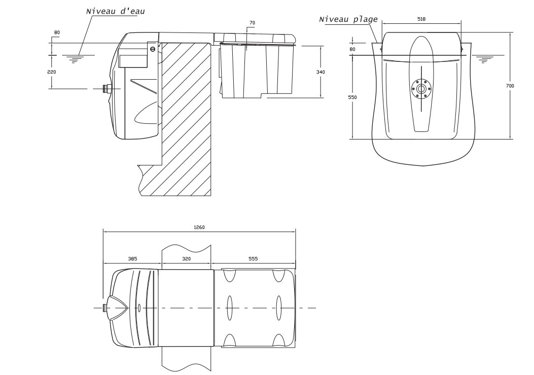 Dimensions FB12PCVT