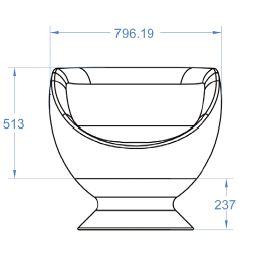 dimensions fauteuil flottant 3 en 1 Boon's